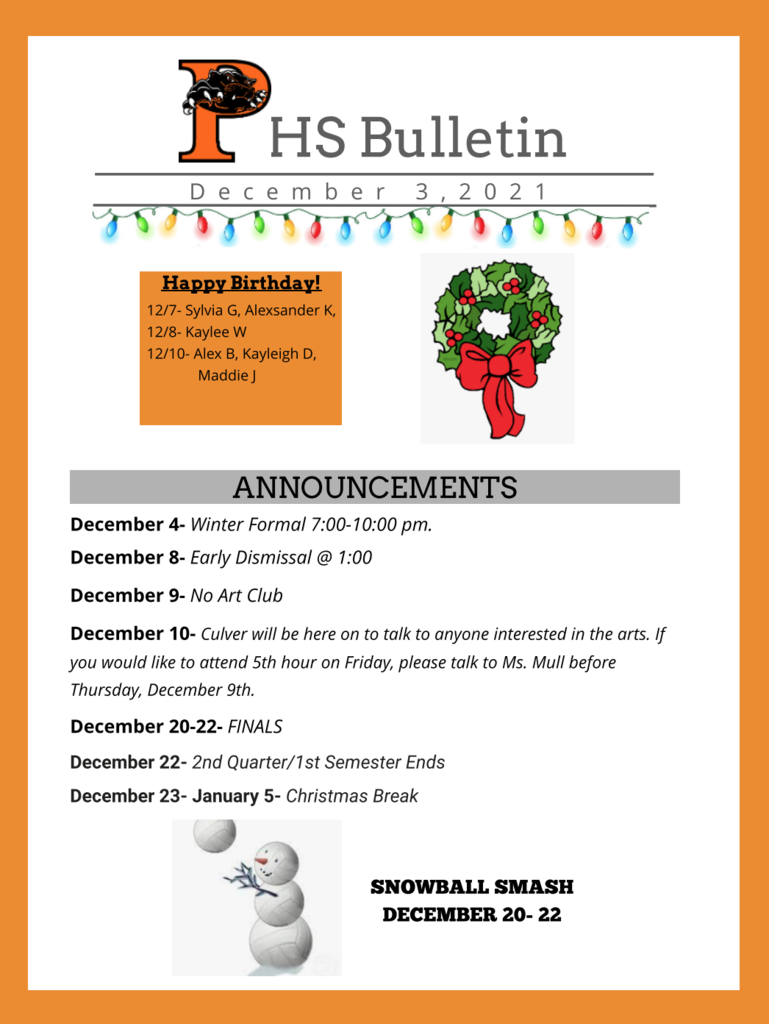 PHS Bulletin